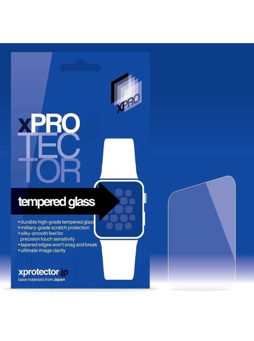 XPRO™ Tempered Glass full 3D Black FG kijelzővédő üveg / üvegfólia Apple Watch 38mm