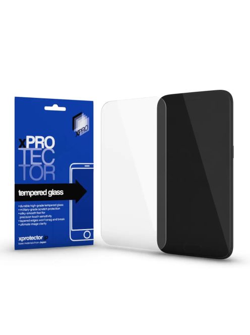 XPRO™ Tempered Glass 0.33 Full 3D Black Por mentes kijelzővédő üveg / üvegfólia kijelzővédő üveg / üvegfólia Apple iPhone Xr / 11 készülékhez