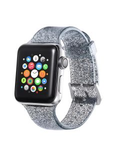   XPRO™ Apple Watch csillámos szíj Fekete. 42mm / 44mm / 45mm / 49mm