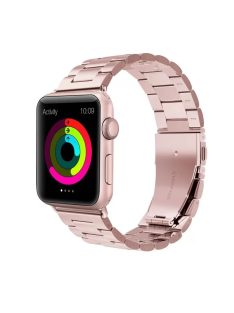   XPRO™ Apple Watch rozsdamentes. vastag acél szíj Rose Arany. 42mm / 44mm / 45mm / 49mm