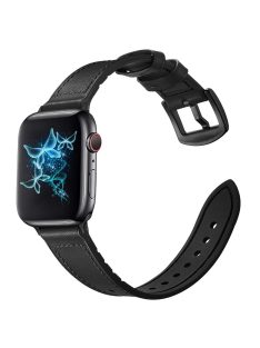   XPRO™ Apple Watch szilikon / bőr szíj Fekete 42mm / 44mm / 45mm / 49mm