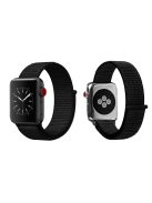 XPRO™ Apple Watch tépőzáras szíj Fekete 42mm / 44mm / 45mm / 49mm