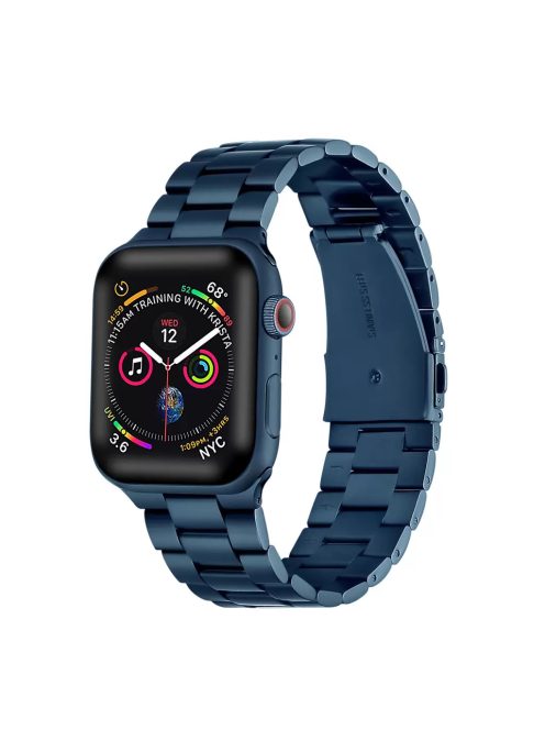 XPRO™ Apple Watch rozsdamentes vastag acél szíj kék 42mm / 44mm / 45mm / 49mm