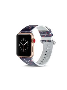   XPRO™ Apple Watch mintás bőr szíj F17 42mm / 44mm / 45mm / 49mm