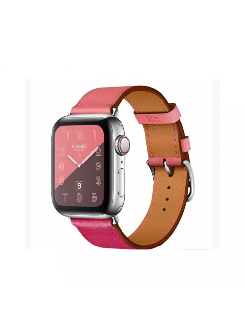 XPRO Apple Watch bőr szíj pink 42mm / 44mm / 45mm / 49mm
