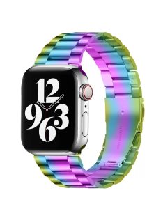   XPRO™ Apple Watch rozsdamentes vastag acél szíj szivárvány Apple Watch 38mm / 40mm / 41mm / 42mm (S10) készülékhez