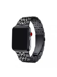   XPRO Apple Watch rozsdamentes acél szíj fekete 42mm / 44mm / 45mm / 49mm