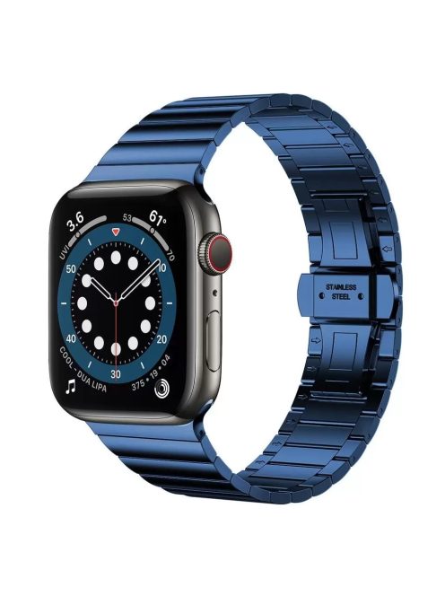 XPRO™ Apple Watch rozsdamentes acél szíj kék Apple Watch 42mm (S1-S3) / 44mm / 45mm / 46mm / 49mm készülékhez