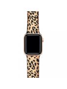 XPRO Apple Watch nyomtatott szilikon szíj leopárd mintás 42mm / 44mm / 45mm / 49mm