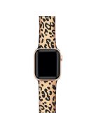 XPRO™ Apple Watch nyomtatott szilikon szíj leopárd mintás 42mm / 44mm / 45mm / 49mm