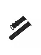 XPRO Apple Watch szőtt műanyag szíj 42mm / 44mm / 45mm / 49mm fekete