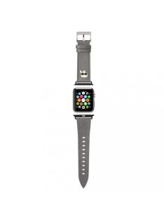   Karl Lagerfeld óraszíj ezüst KLAWMOKHG Apple Watch 38mm / 40mm / 41mm