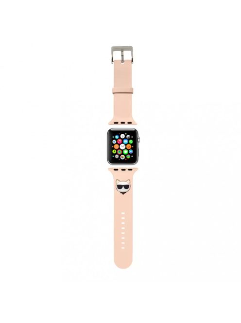 Karl Lagerfeld óraszíj pink KLAWMSLCP Apple Watch 38mm / 40mm / 41mm