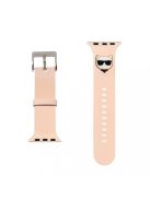 Karl Lagerfeld óraszíj pink KLAWLSLCP Apple Watch 42mm / 44mm / 45mm / 49mm