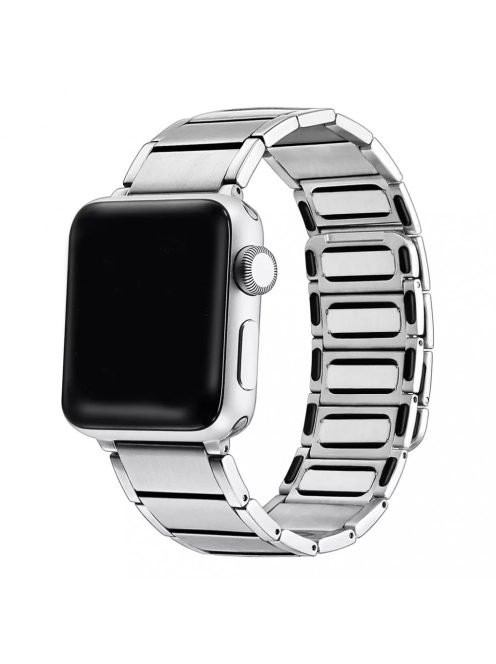 XPRO Apple Watch rozsdamentes acél szíj mágneses csattal ezüst 42mm / 44mm / 45mm / 49mm