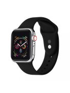 XPRO Apple Watch szilikon sport szíj Fekete 38mm / 40mm / 41mm