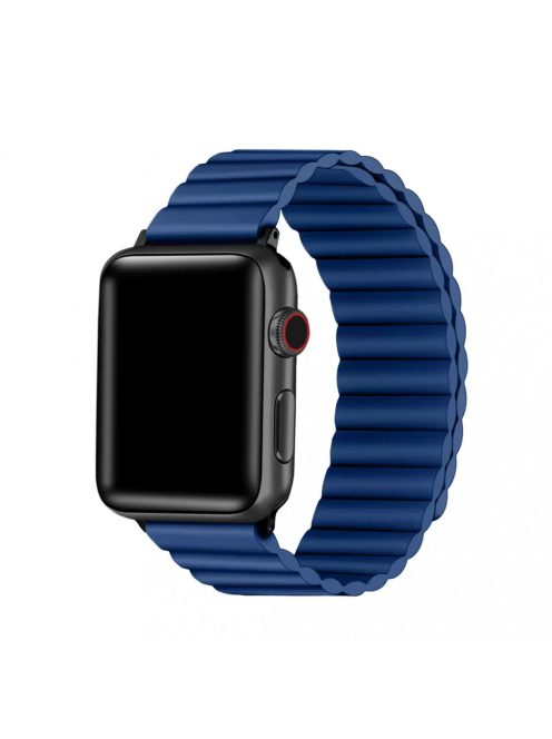 XPRO Apple Watch mágneses szilikon szíj kék 38mm / 40mm / 41mm