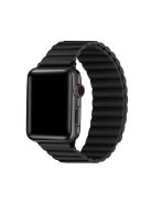 XPRO™ Apple Watch mágneses szilikon szíj fekete Apple Watch 42mm (S1-S3) / 44mm / 45mm / 46mm / 49mm készülékhez