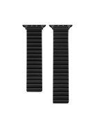 XPRO™ Apple Watch mágneses szilikon szíj fekete Apple Watch 42mm (S1-S3) / 44mm / 45mm / 46mm / 49mm készülékhez