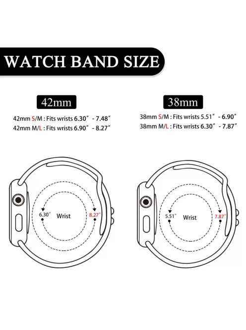 XPRO™ Apple Watch lélegző sport szíj Sötétszürke 38mm / 40mm / 41mm