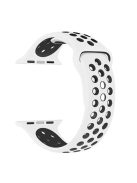 XPRO™ Apple Watch lélegző sport szíj Fehér / Fekete 42mm/44mm/45mm