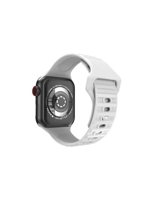 XPRO™ Apple Watch sport szilikon szíj Fehér Apple Watch 38mm / 40mm / 41mm / 42mm (S10) készülékhez