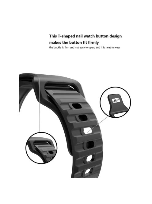 XPRO™ Apple Watch sport szilikon szíj Fehér Apple Watch 38mm / 40mm / 41mm / 42mm (S10) készülékhez