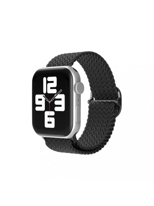 XPRO Apple Watch szőtt szövet körpánt Fekete 38mm/40mm/41mm