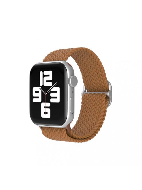 XPRO Apple Watch szőtt szövet körpánt Barna 38mm/40mm/41mm