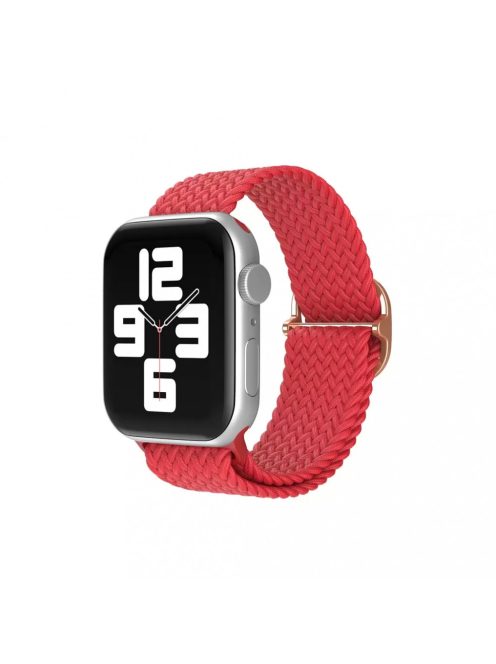 XPRO Apple Watch szőtt szövet körpánt Piros 42mm/44mm/45mm/49mm