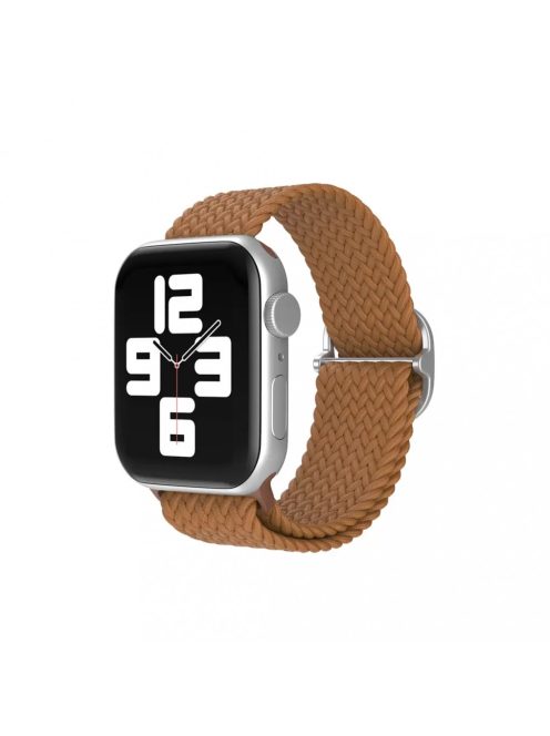 XPRO Apple Watch szőtt szövet körpánt Barna 42mm/44mm/45mm/49mm