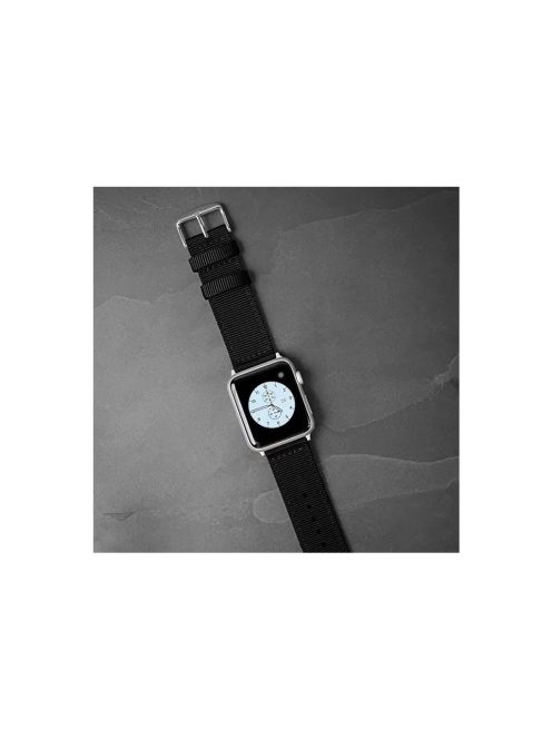 XPRO™ Apple Watch szőtt műanyag szíj Fekete 38mm/40mm/41mm