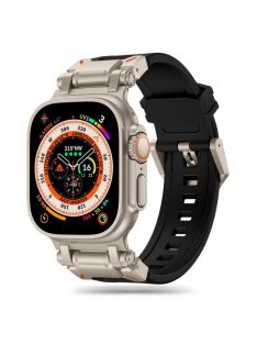    Tech-Protect DELTA PRO óraszíj Fekete / Titán, Apple Watch 42mm / 44mm / 45mm / 49mm készülékhez