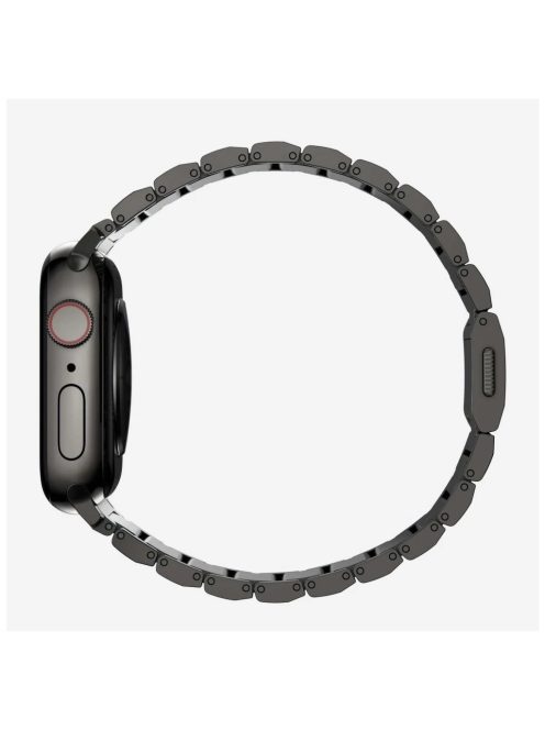 Tech-Protect STEELBAND rozsdamentes acél óraszíj Fekete, Apple Watch 42mm / 44mm / 45mm / 49mm készülékhez