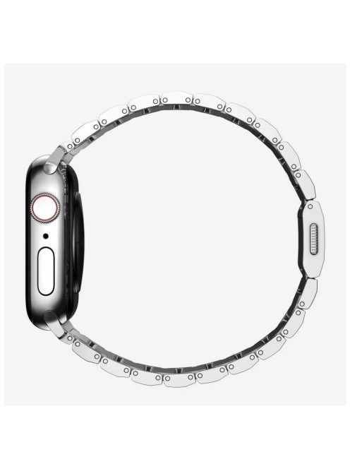 Tech-Protect STEELBAND rozsdamentes acél óraszíj Ezüst, Apple Watch 42mm / 44mm / 45mm / 49mm készülékhez