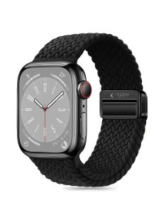   Tech-Protect NYLONMAG óraszíj Fekete, Apple Watch 42mm / 44mm / 45mm / 49mm készülékhez