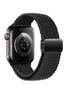 Tech-Protect NYLONMAG óraszíj Fekete, Apple Watch 42mm / 44mm / 45mm / 49mm készülékhez