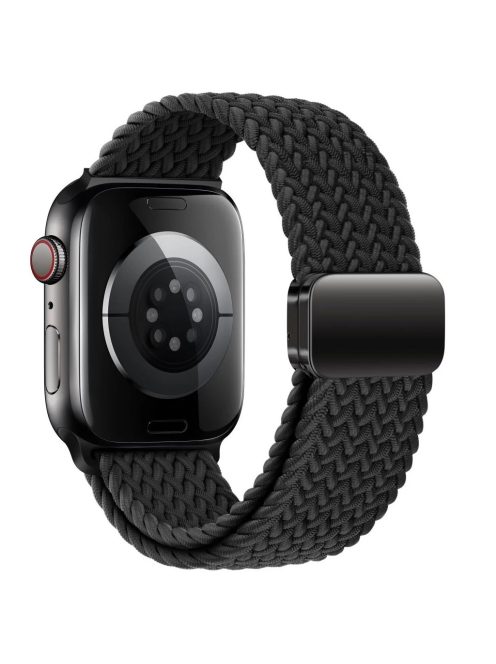 Tech-Protect NYLONMAG óraszíj Fekete, Apple Watch 42mm (S1-S3) / 44mm / 45mm / 46mm / 49mm készülékhez