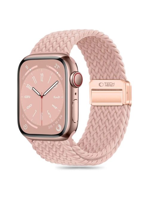 Tech-Protect NYLONMAG óraszíj pink, Apple Watch 42mm / 44mm / 45mm / 49mm készülékhez