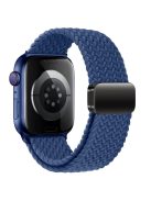 Tech-Protect NYLONMAG óraszíj sötétkék, Apple Watch 42mm (S1-S3) / 44mm / 45mm / 46mm / 49mm készülékhez