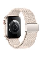 Tech-Protect NYLONMAG óraszíj fehér, Apple Watch 42mm / 44mm / 45mm / 49mm készülékhez