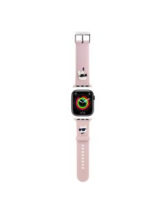   Karl Lagerfeld óraszíj pink KLAWLSLKCNP Apple Watch 42mm / 44mm / 45mm / 49mm