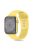 Tech-Protect SILICONE óraszíj citromsárga, Apple Watch 42mm (S1-S3) / 44mm / 45mm / 46mm / 49mm készülékhez
