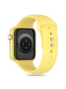 Tech-Protect SILICONE óraszíj citromsárga, Apple Watch 44mm / 45mm / 46mm / 49mm készülékhez