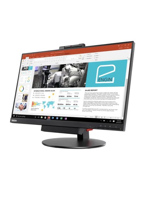 Lenovo Tiny-In-One Gen 3 / Intel i7-7700T / 8 GB / 256GB NVME / CAM / FHD / Intel HD Graphics 630 / Win 10 Pro 64-bit használt PC