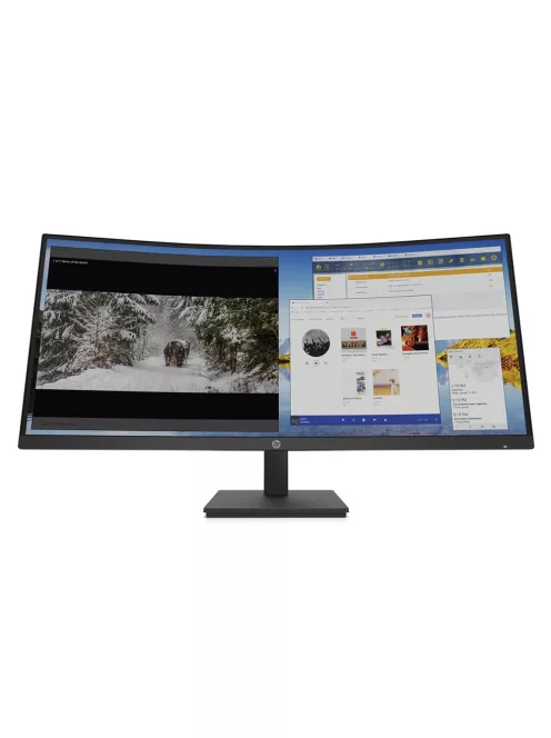 HP M34d WQHD Curved Monitor / 34 inch / 3440x1440 használt monitor