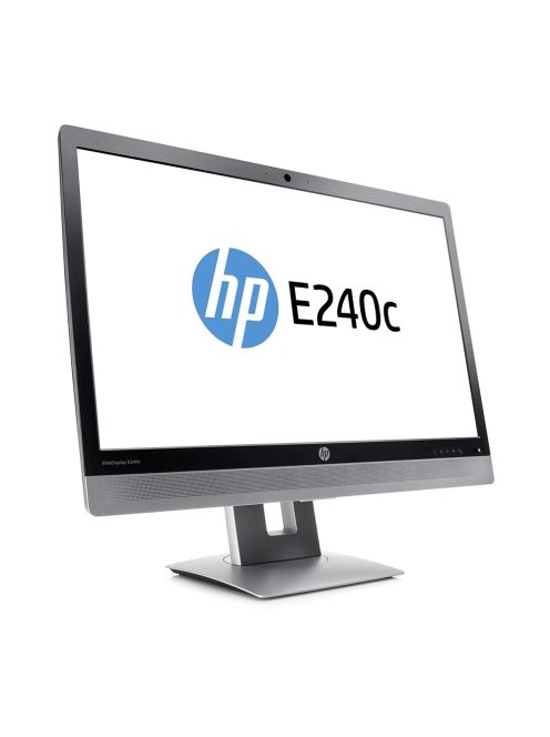 LCD HP EliteDisplay 24" E240c / black/silver /1920x1080, 1000:1, 250 cd/m2, VGA, HDMI, DisplayPort, USB Hub, Webcam, Speakers, AG