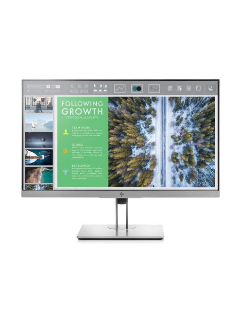 LCD HP EliteDisplay 24" E243 / black/silver /1920x1080, 1000:1, 250cd/m2, VGA, HDMI, DisplayPort, USB Hub, AG, universal stand