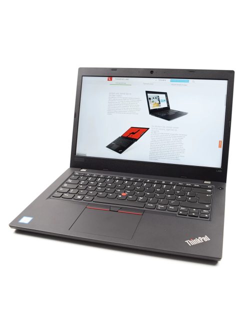 Lenovo ThinkPad L480 / Core i3 7020U 2.3GHz/8GB RAM/256GB SSD NOcam/14.0 HD (1366x768)/Windows 10 Pro 64-bit használt laptop