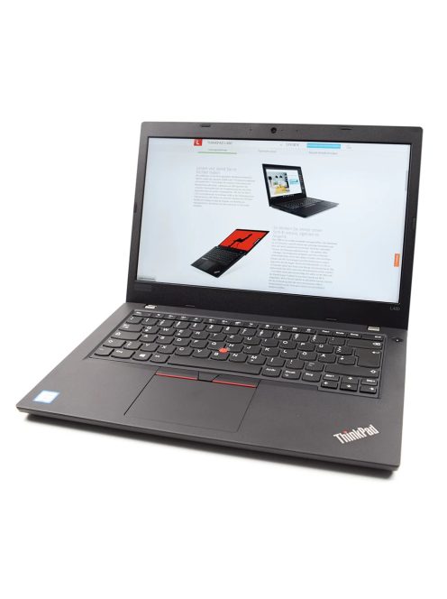 Lenovo ThinkPad L480 / Intel i5-8250U / 16 GB / 256GB NVME / CAM / FHD / HU / Intel UHD Graphics 620 / Win 11 Pro 64-bit használt laptop